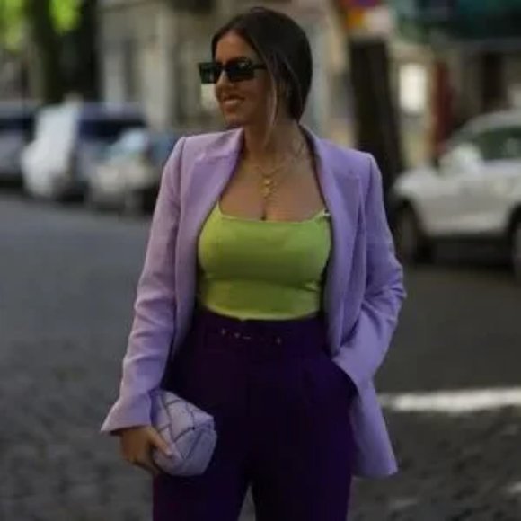 ZARA Blazer Purple - Picture 3 of 5